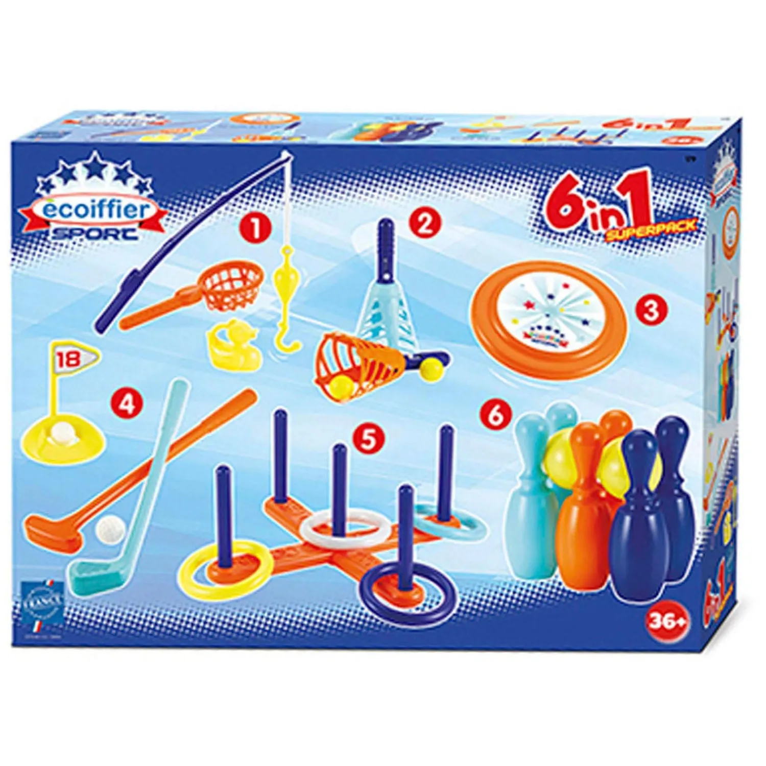 Sportset, 6in1>Ecoiffier Outlet