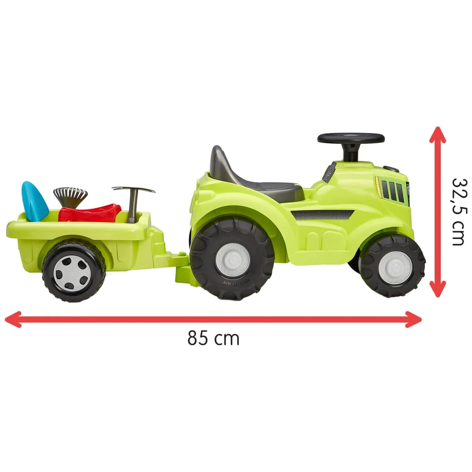 Ecoiffier Tractor met Aanhanger Discount