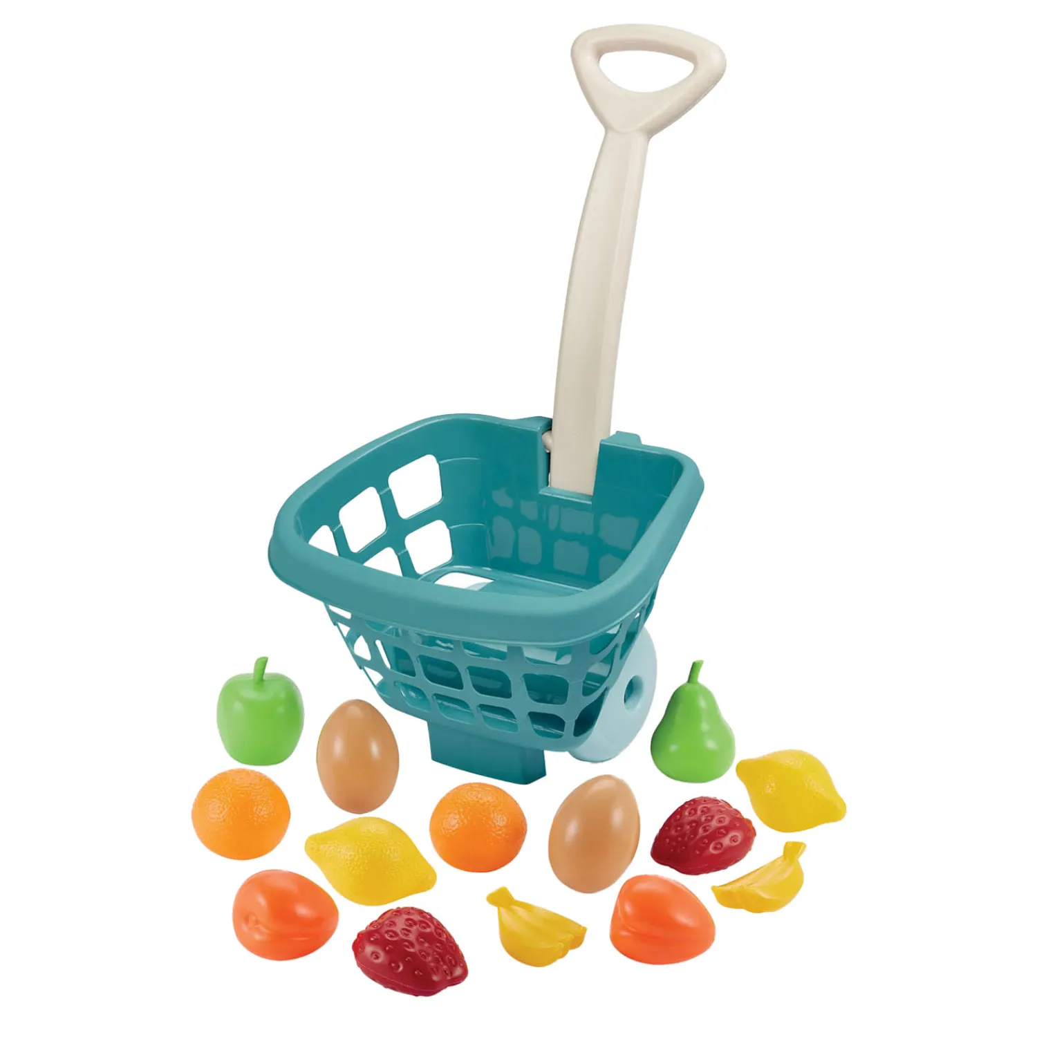Ecoiffier Winkeltrolley met Fruit, 14dlg. Discount