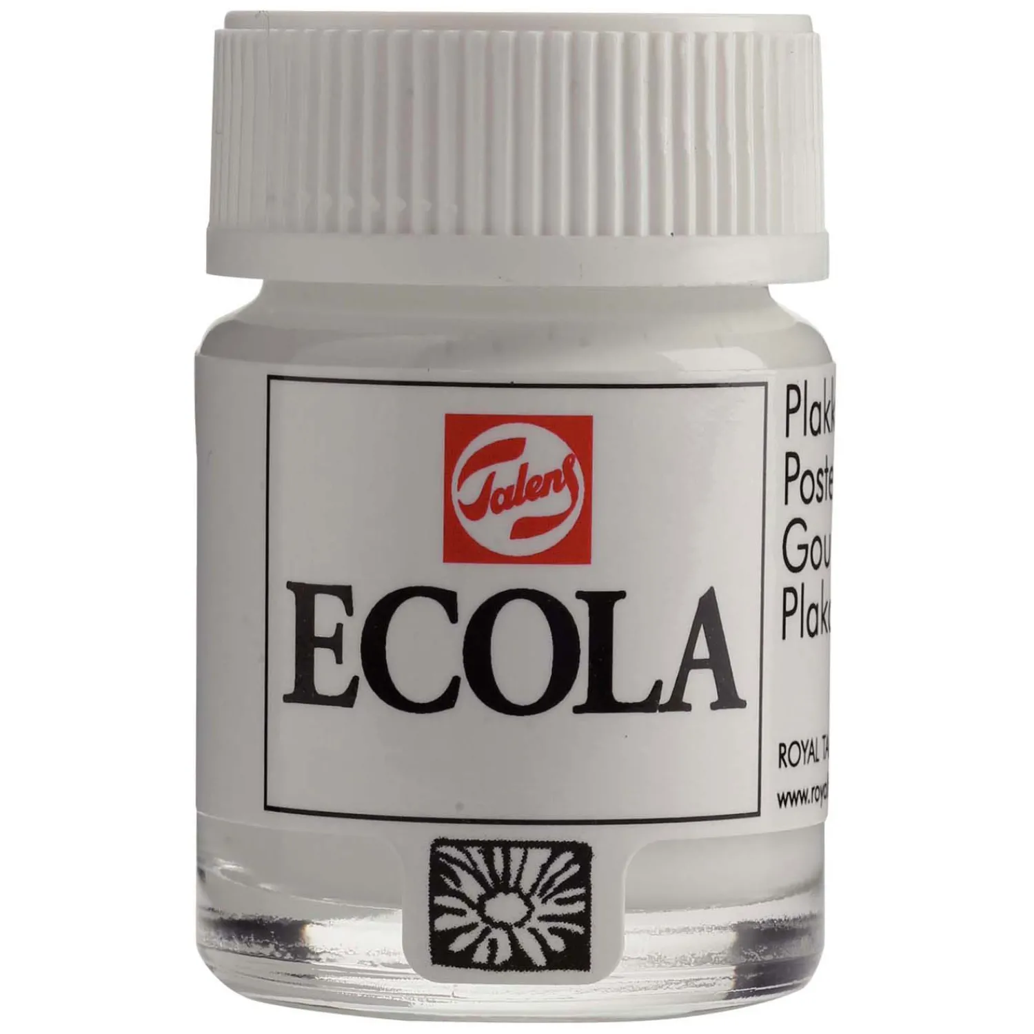 Ecola Plakkaatverf Fles 16ml Wit 100>Bruynzeel Online