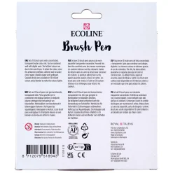 Ecoline Brush Pen set Botanisch, 10 Kleuren><noscript><img width=