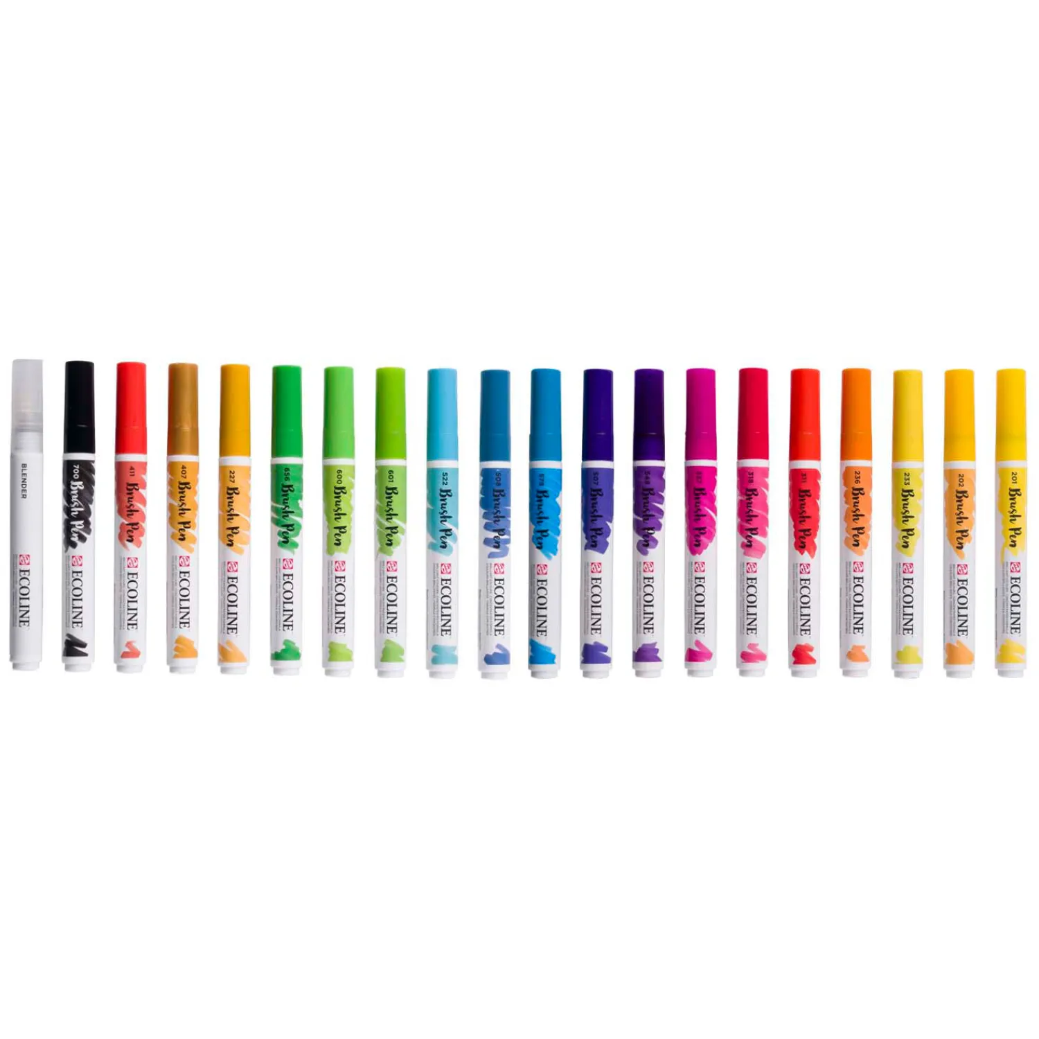 Ecoline Brush Pen Set Landschappen, 20 Kleuren>Bruynzeel Discount