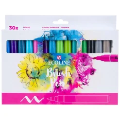 Ecoline Brush Pen Set Primair, 30 Kleuren>Bruynzeel Clearance