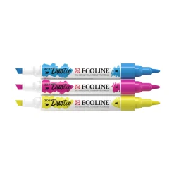 Talens Ecoline Duotip Markers Primaire Set, 3dlg. Outlet