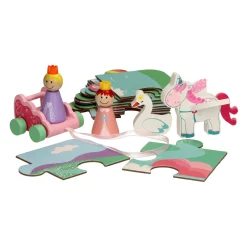 Eenhoorn Houten Speelfiguren & Puzzel in Opbergkoffer> Sale