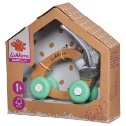Baby Houten Auto met Pluche>Eichhorn Clearance