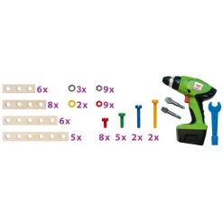 Eichhorn Constructor Gereedschapskist met Boor, 70dlg. Sale