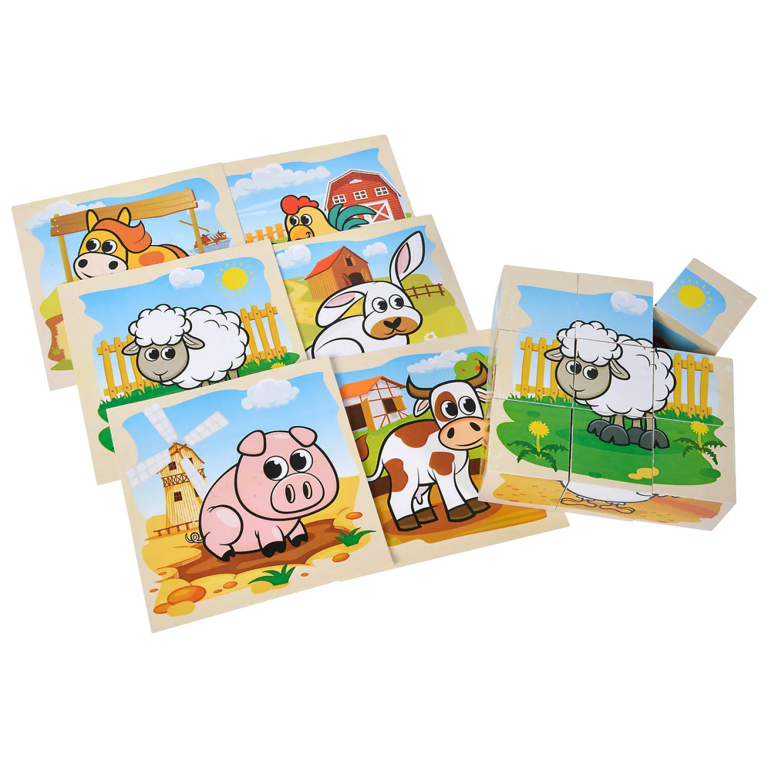 Houten Blokpuzzel Boerderij>Eichhorn Clearance