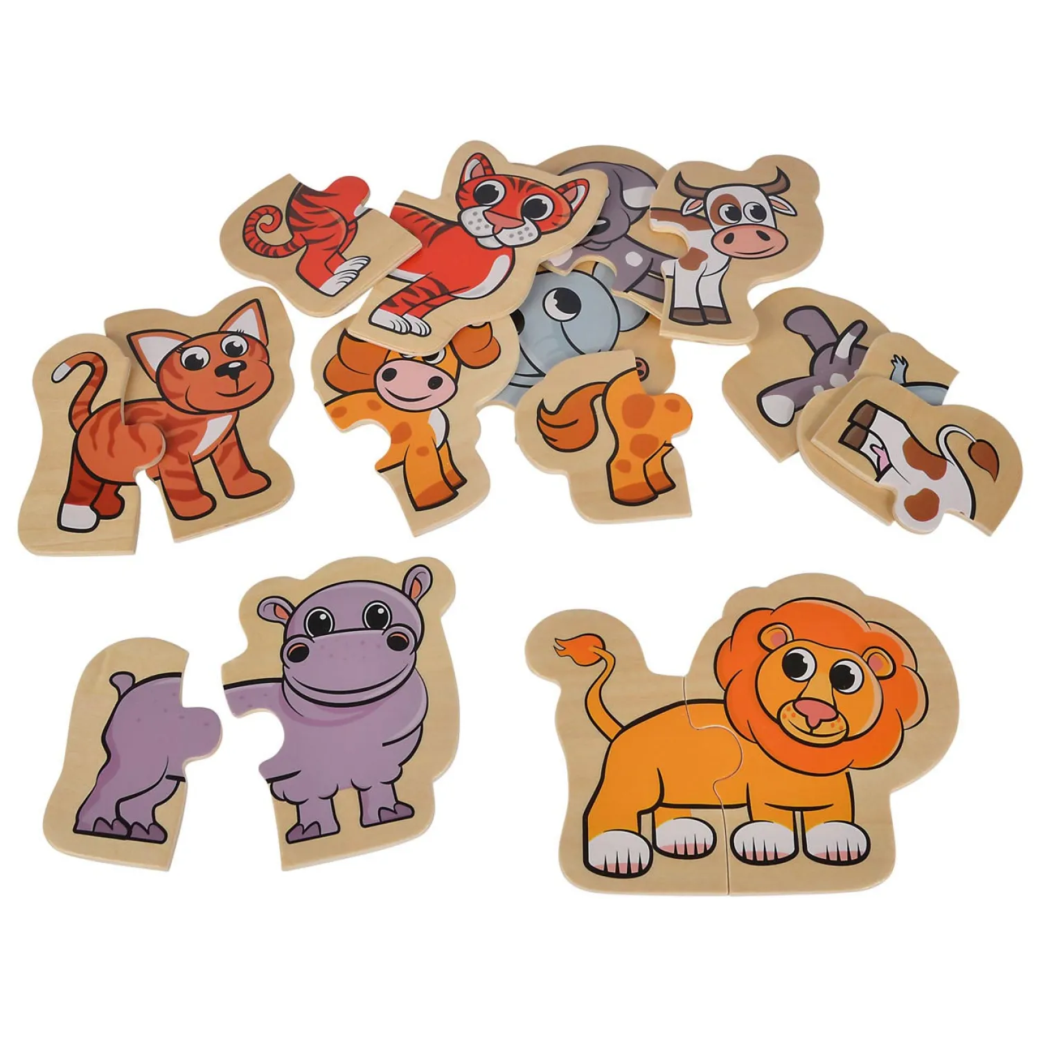 Houten Dierenpuzzel, 16st.-Eichhorn Hot