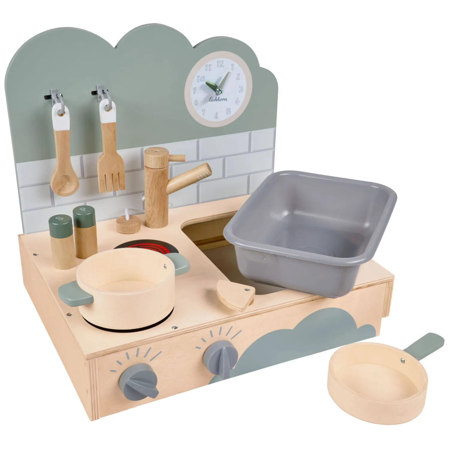 Houten Meeneemkeuken, 10dlg.>Eichhorn Outlet