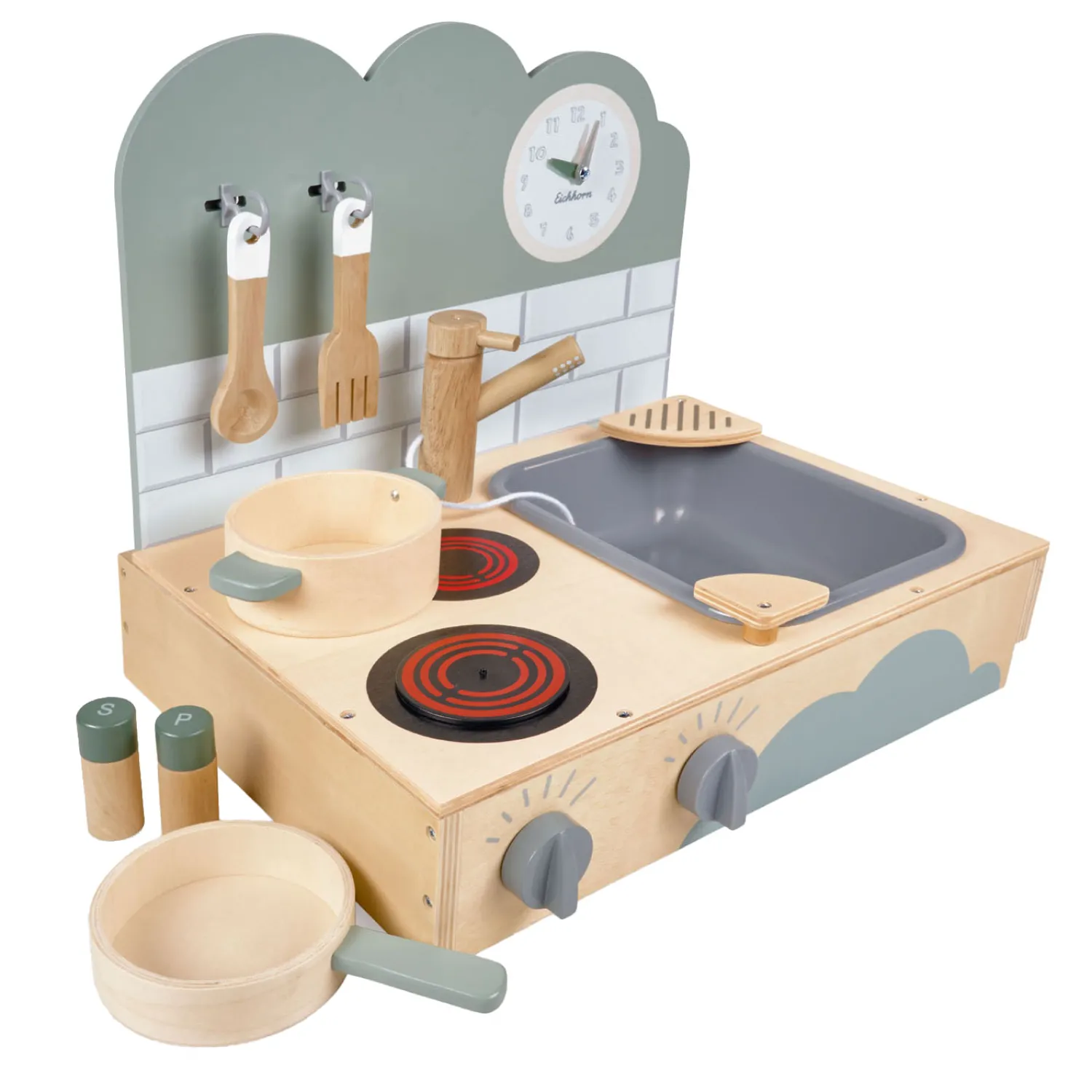 Houten Meeneemkeuken, 10dlg.>Eichhorn Outlet