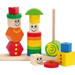 Houten Stapelpuzzel Figuren><noscript><img width=