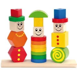 Houten Stapelpuzzel Figuren><noscript><img width=