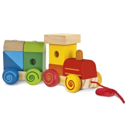 Houten Trein, 11dlg.-Eichhorn Outlet