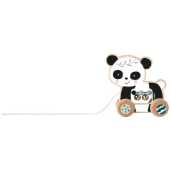 Houten Trekdier Panda><noscript><img width=