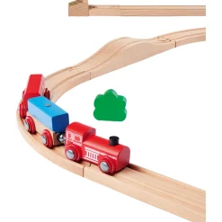 Treinbaan met Brug Speelset, 33dlg.-Eichhorn Discount