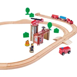 Treinbaan met Brug Speelset, 33dlg.-Eichhorn Discount