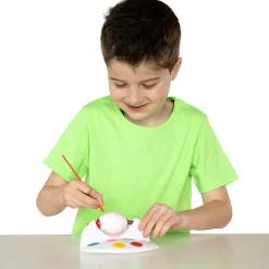 Grafix Eierverfmolen met Verf en Penseel Hot