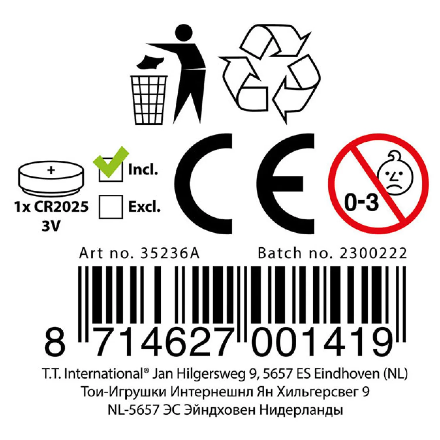 Elektronisch Tekenbord Tablet met Pen-Toi-Toys New