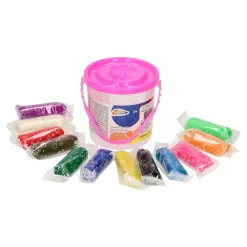 Emmertje met Gekleurde Klei, 12st. - Roze>Creative Craft Group Online