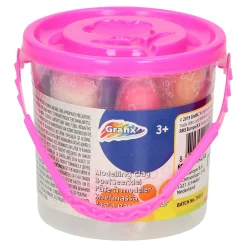 Emmertje met Gekleurde Klei, 12st. - Roze>Creative Craft Group Online