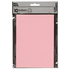 Creativ Company Envelop Lichtrood, 11,5x15cm, 10st. Outlet