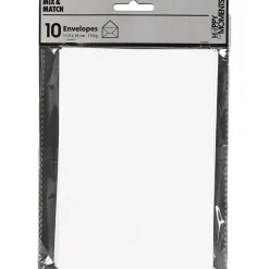 Envelop Wit 110gr, 10st.>Creativ Company Discount