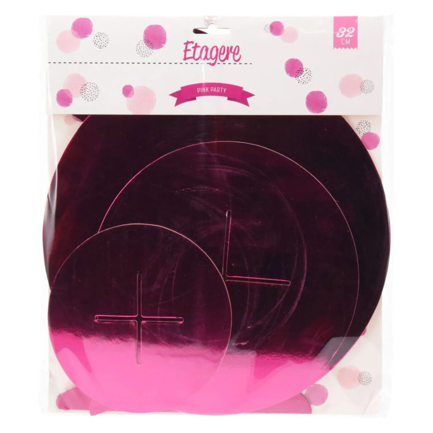 Etagere Karton 3 Laags Roze Clearance