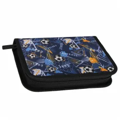 Etui met Accessoires Voetbal Blauw, 25dlg.-
