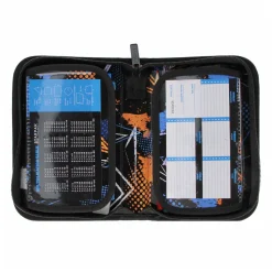 Etui met Accessoires Voetbal Blauw, 25dlg.-