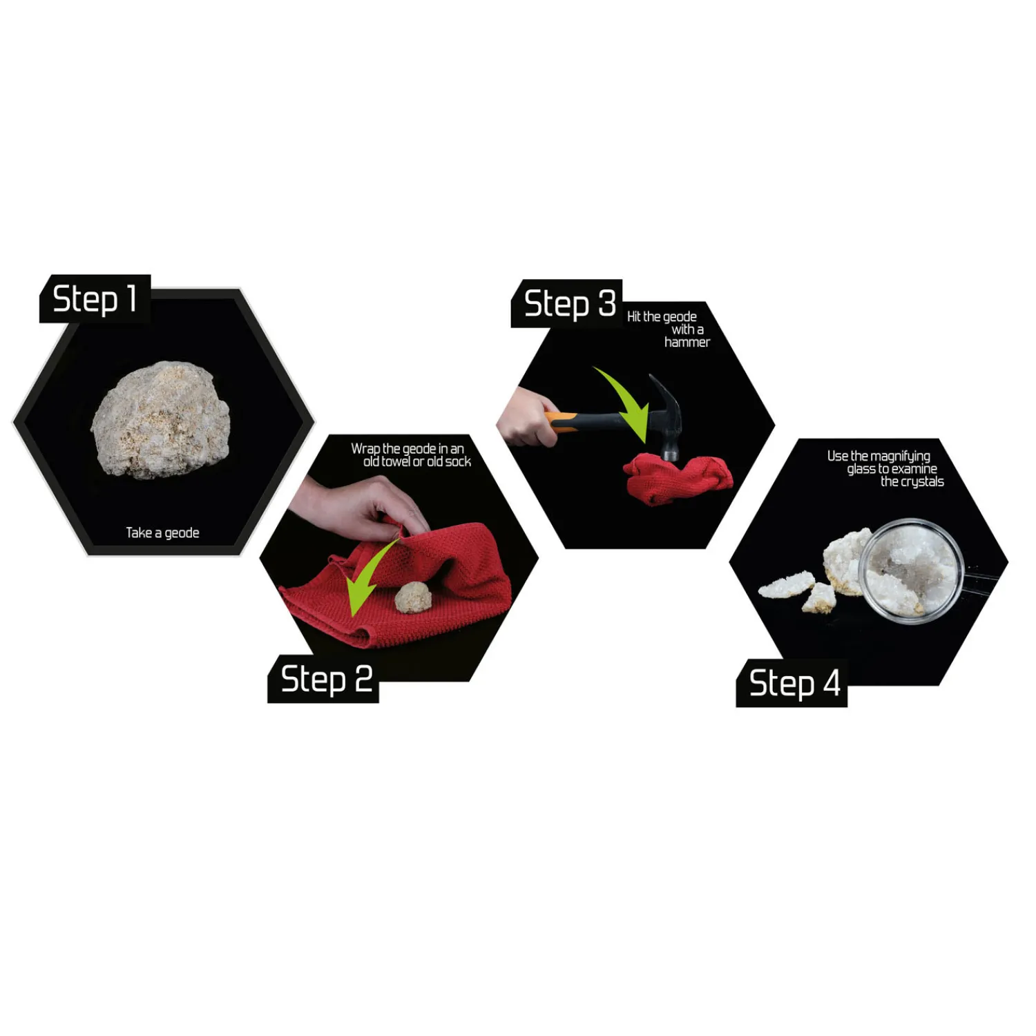 Geodes Breken>Explore