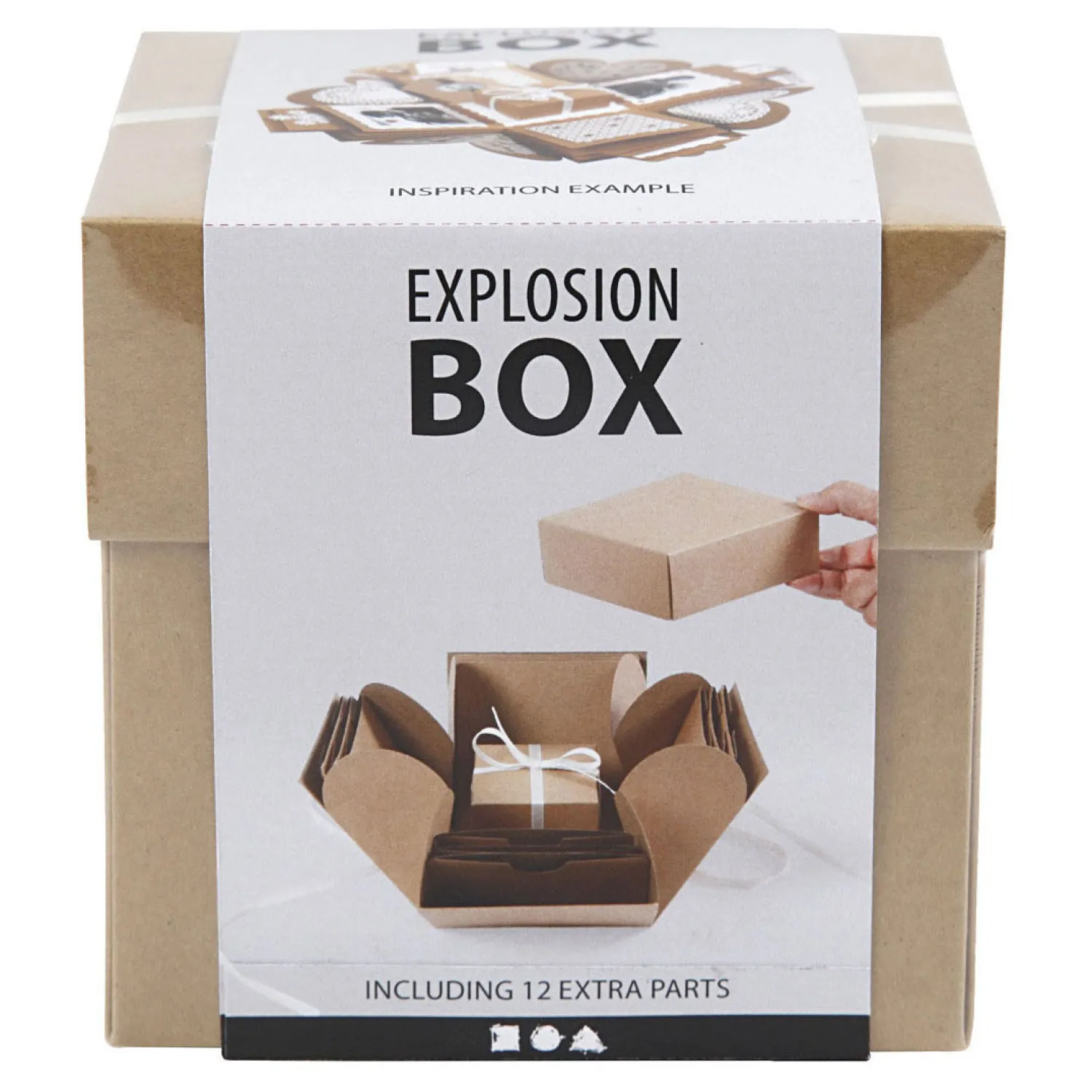Explosion Box Geschenkdoos Naturel Set>Creativ Company Outlet