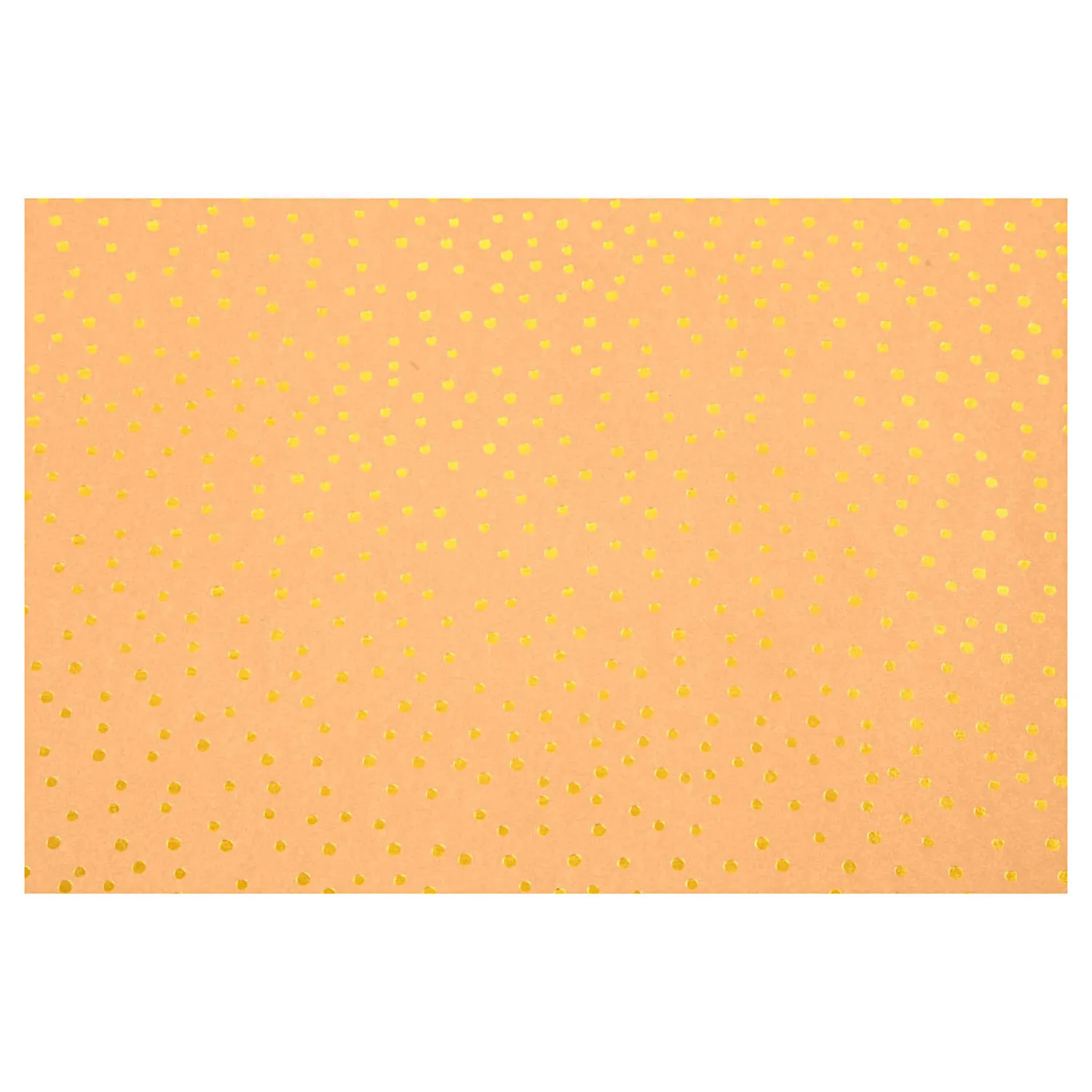 Creativ Company Faux Leather Papier Bruin met Stippen, 1m Clearance