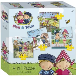 Fien & Teun Puzzel 4in1>Bambolino Toys Outlet