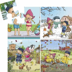 Fien & Teun Puzzel 4in1>Bambolino Toys Outlet