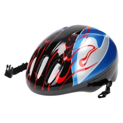 Johntoy Fietshelm, maat 50-54 -Blauw/Rood