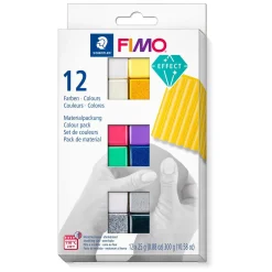 Creativ Company Fimo Effect Boetseerklei Diverse Kleuren, 12x25gram Sale