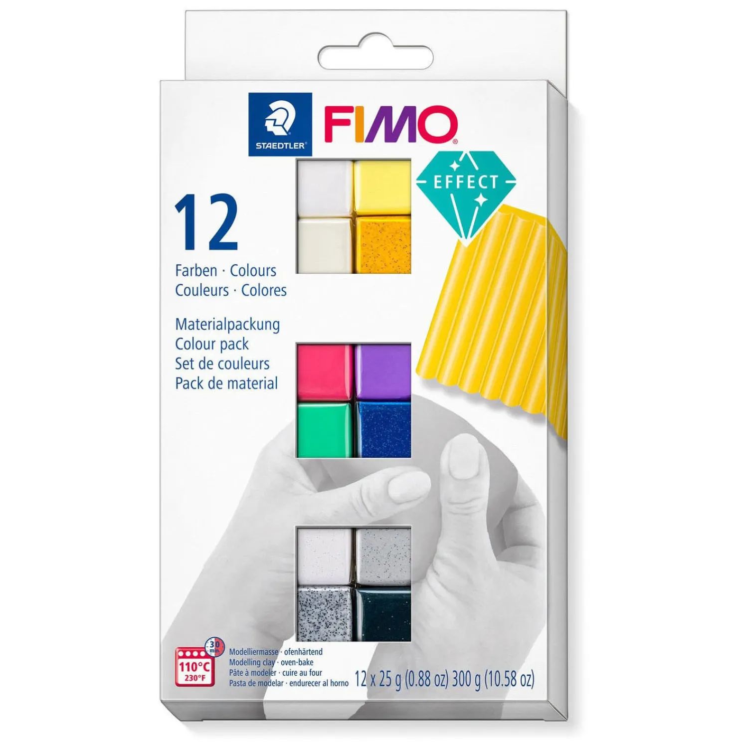 Creativ Company Fimo Effect Boetseerklei Diverse Kleuren, 12x25gram Sale