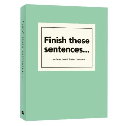Uitgeverij Kluitman Finish these sentences Invulboek New