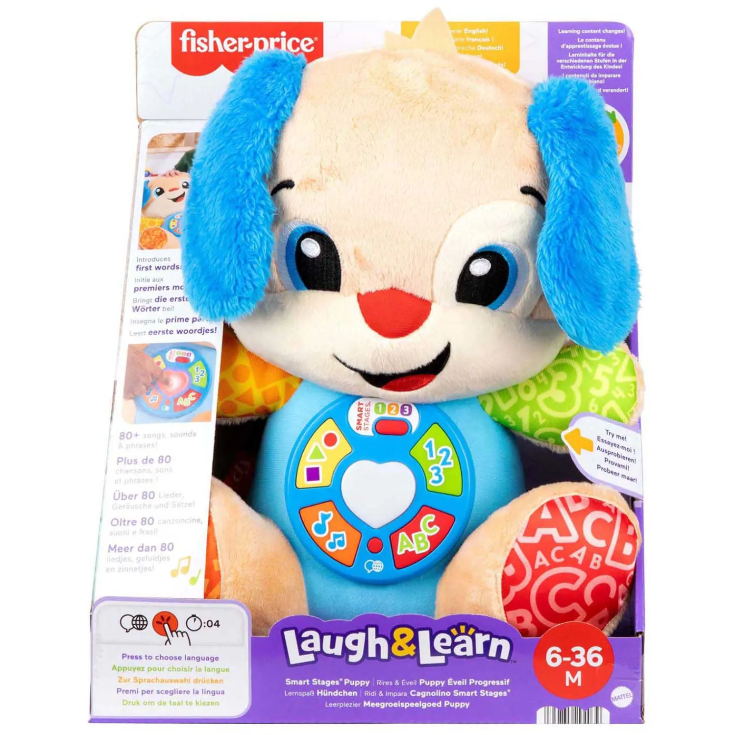 Fisher Price Puppy Knuffel met Geluid
