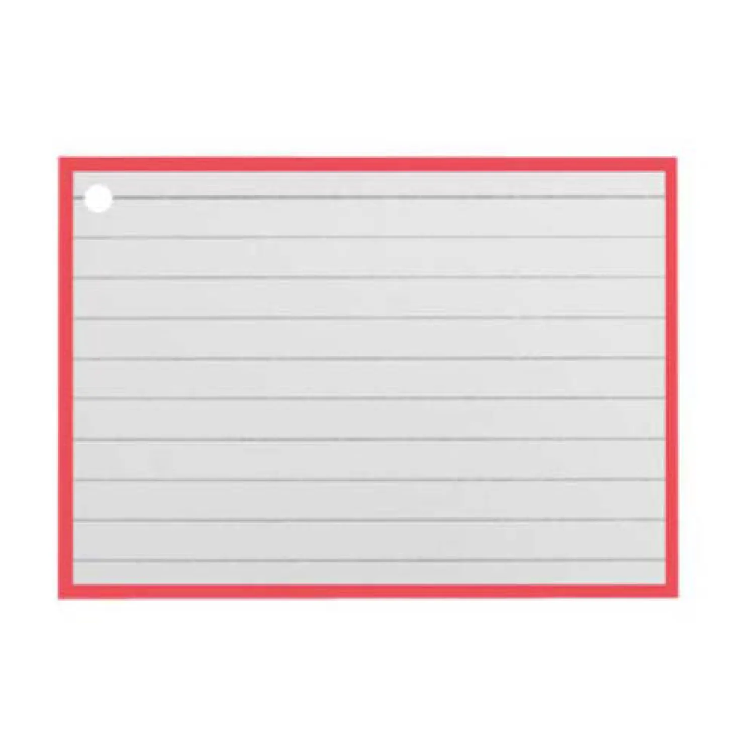 Flashcards A7 Rood incl. clipring 50 Vellen>Quantore Outlet