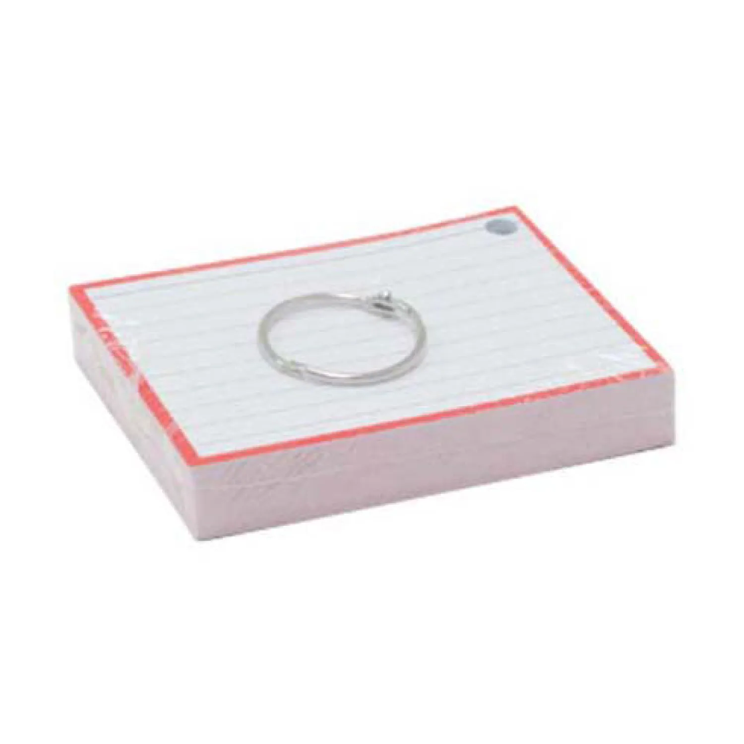 Flashcards A7 Rood incl. clipring 50 Vellen>Quantore Outlet