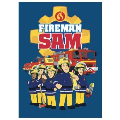 Fleece Deken Brandweerman Sam, 110x140cm- Discount