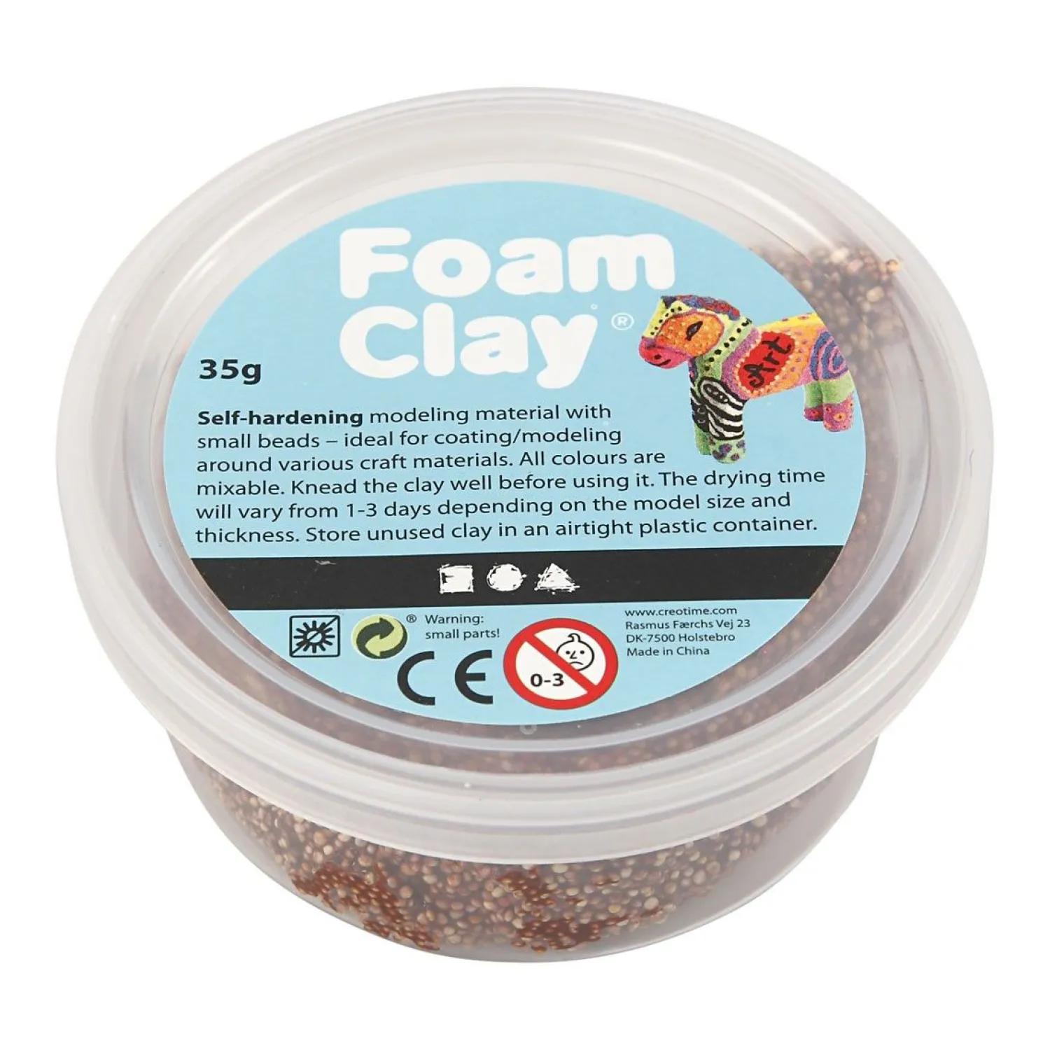 Foam Clay - Bruin, 35gr. Outlet