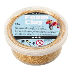 - Metallic Goud, 35gr.>Foam Clay Hot
