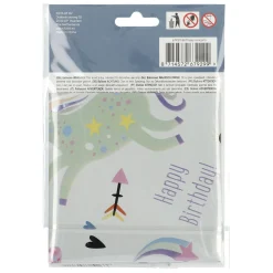 Folieballon Happy Birthday Unicorns 45cm.><noscript><img width=