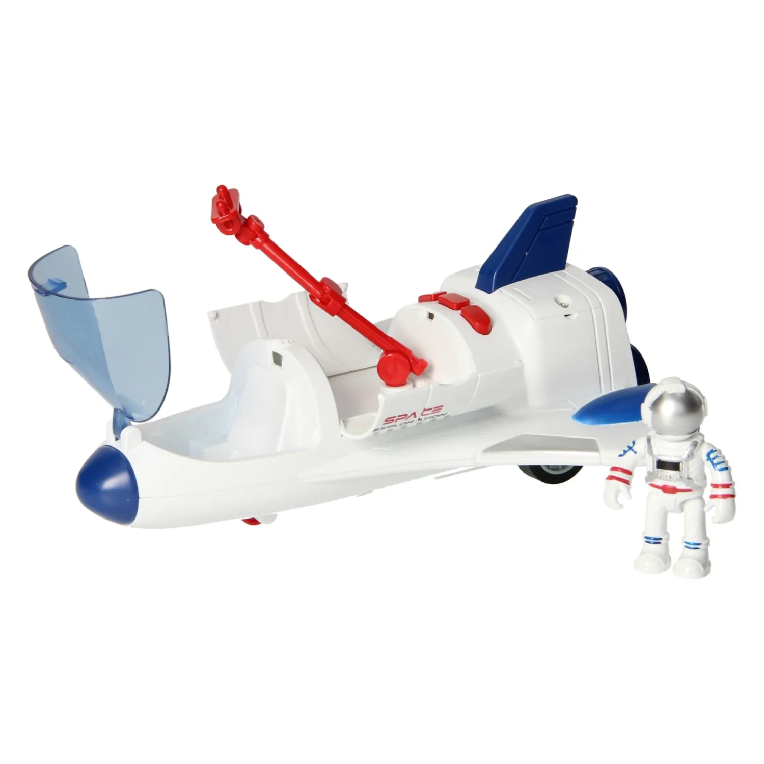 Frictie Ruimte Spaceshuttle met Licht en Geluid- New
