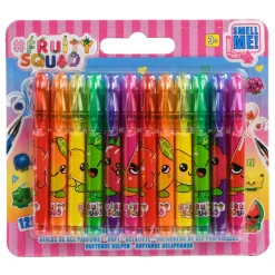 Fruity Squad Mini Gelpennen met Geur, 12st.>Canenco Hot