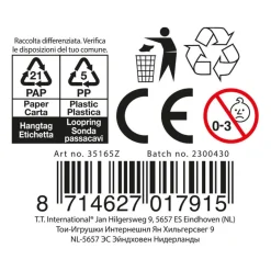 Toi-Toys Fun Kneed Cactus Regenboog Rekbaar, 24cm