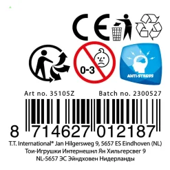 Toi-Toys Fun Knijpbal Night Gevuld met Glittergel, 6cm Sale